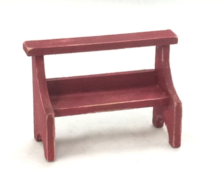 Rustic Crock Bench, Red
